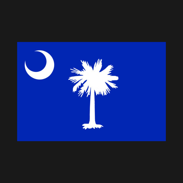 South Carolina Flag – Palmetto & Crescent by DonWillisJrArt