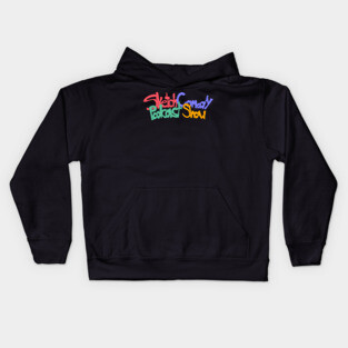 Sketch Comedy Podcast Show Curved Logo Kids Hoodie