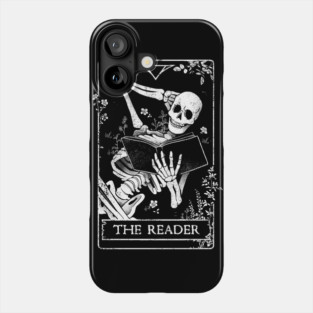 The Reader - Death Skull Book Gift Phone Case