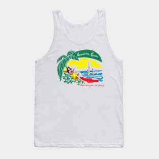Hawaiian Room --- Retro 70s Hotel Aesthetic Tank Top