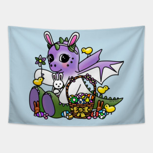 Genderqueer Easter Dragon Tapestry