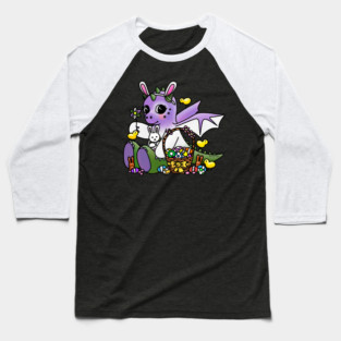 Genderqueer Easter Dragon Baseball T-Shirt