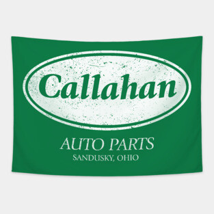 Callahan Auto parts - distressed Tapestry
