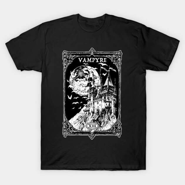 Vampire Castle T-Shirt by RavenWake