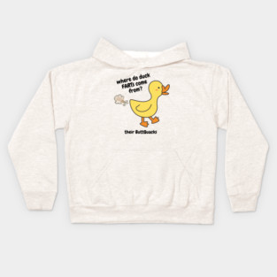 Duck FARTs and ButtQuacks Kids Hoodie
