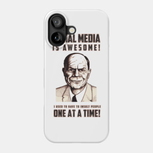 Social Media is Awesome Phone Case