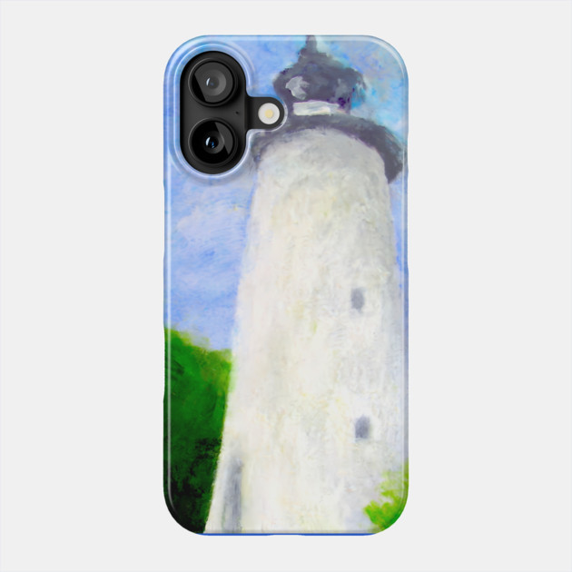 Lighthouse Ocracoke Island North Carolina Phone Case by DonWillisJrArt