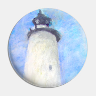 Lighthouse Ocracoke Island North Carolina Pin