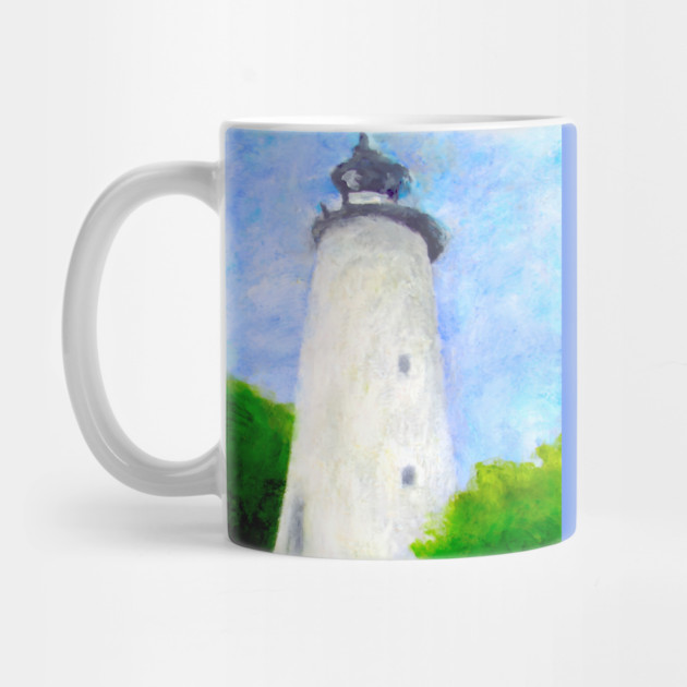 Lighthouse Ocracoke Island North Carolina by DonWillisJrArt