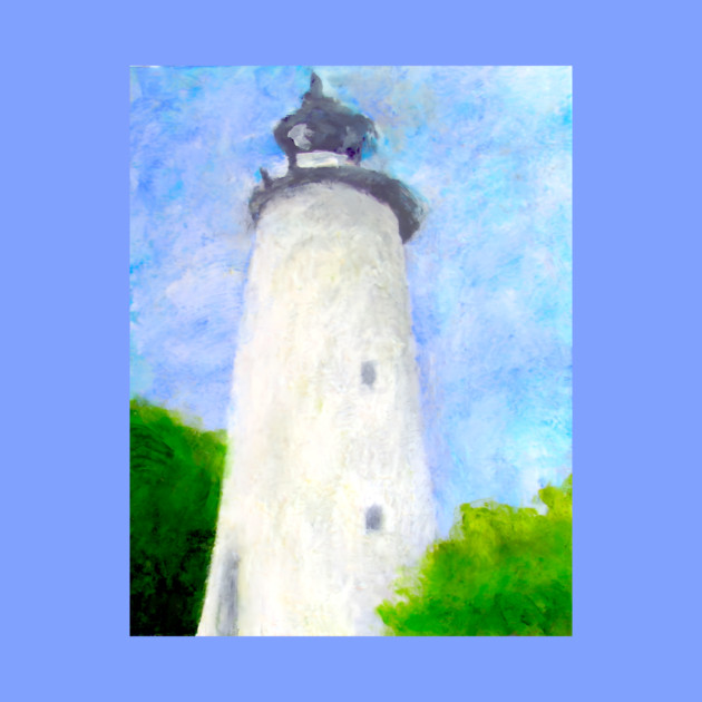 Lighthouse Ocracoke Island North Carolina by DonWillisJrArt