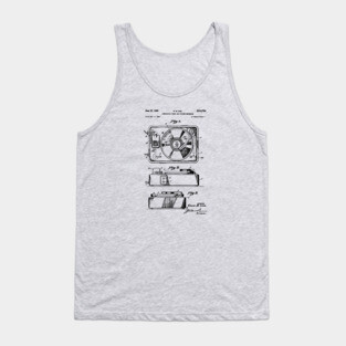 Record Player Patent Tank Top