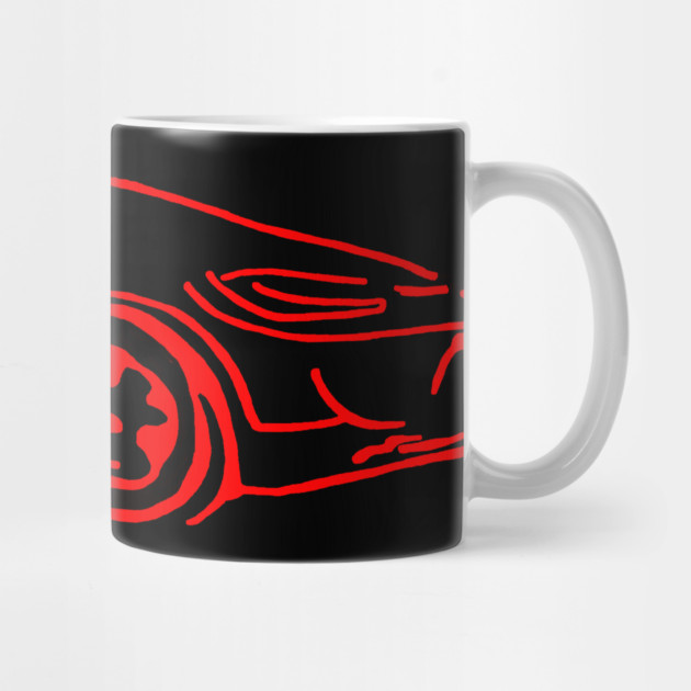 Red Sports Car by DonWillisJrArt