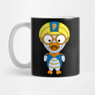 Mecha cyborg pororo yellow hat Mug