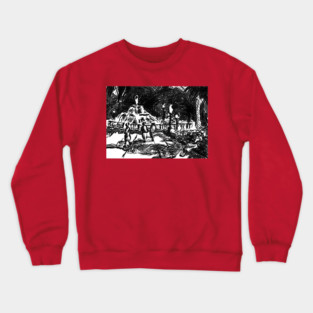 Savannah, Georgia Forsyth Park Fountain Crewneck Sweatshirt