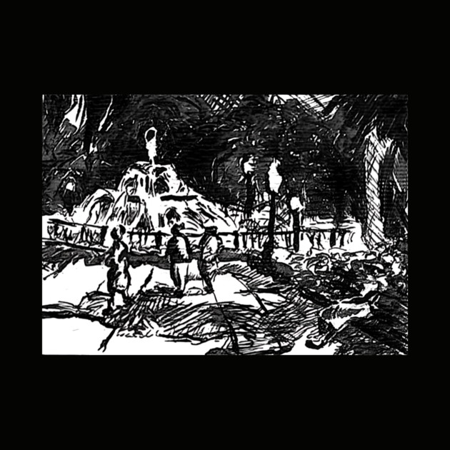 Savannah, Georgia Forsyth Park Fountain by DonWillisJrArt