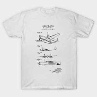 Airplane patent T-Shirt