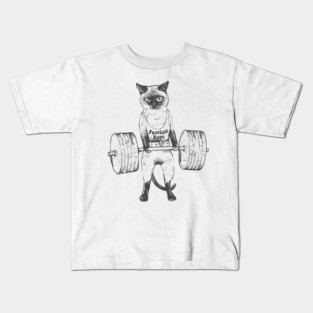 Siamese Cat Lift Kids T-Shirt