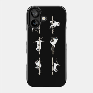 Siamese Cat Pole Dancing Club Phone Case
