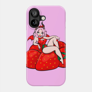 Strawberry demon Phone Case
