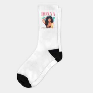 Donna Summer / Retro Style Fan Art Design Socks