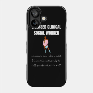 Black Social Worker Phone Case