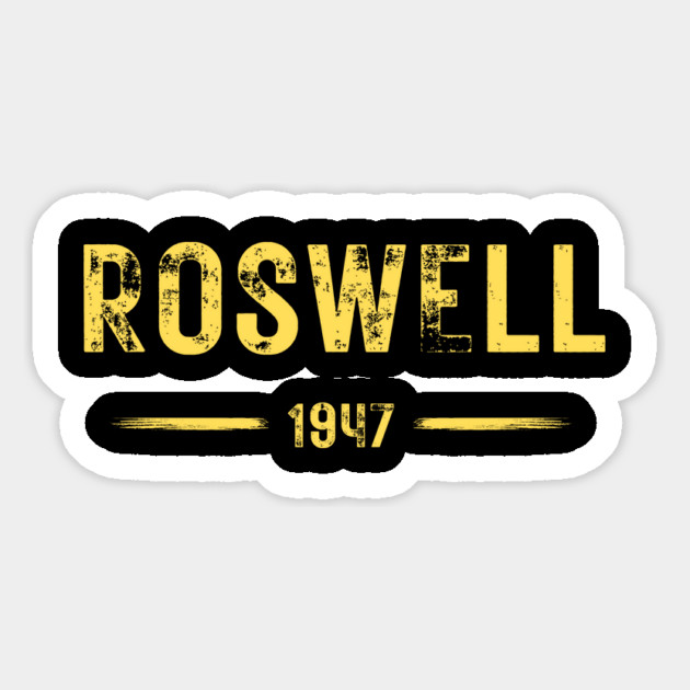 Roswell 1947 UFO - Flying Saucer Crash Magnet by Paranormalshirts