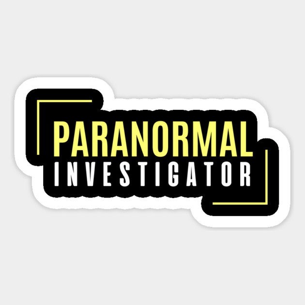 Paranormal Investigator - Ghost Hunter Magnet by Paranormalshirts