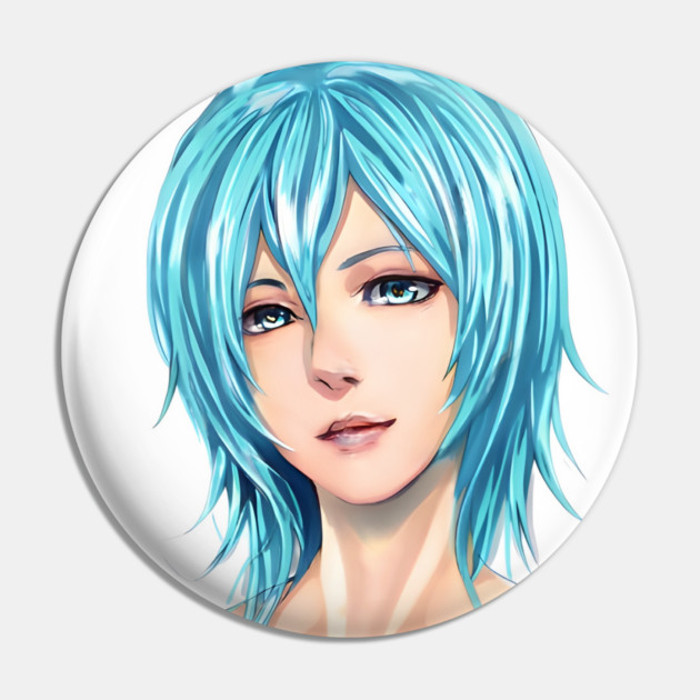 manga girl anime blue hair Pin by animegirlnft