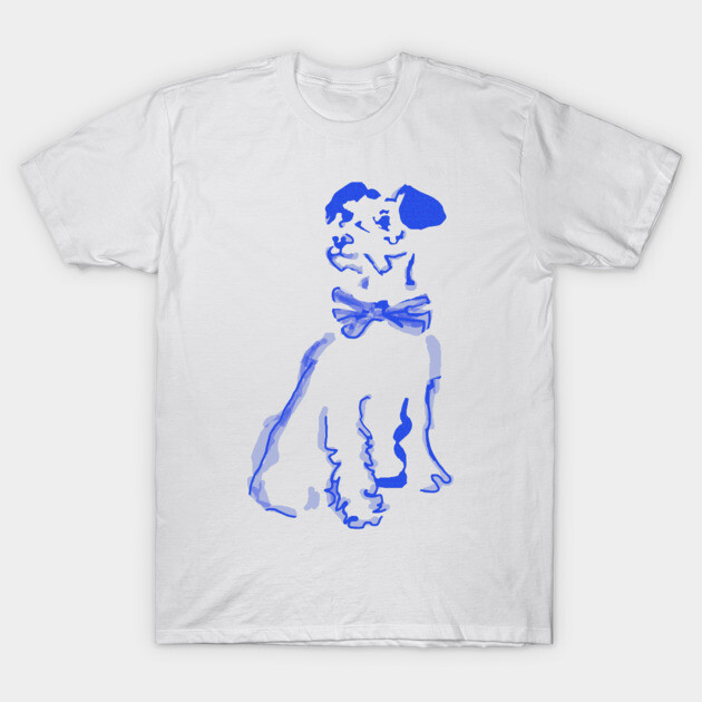 Puppy with Bow Tie T-Shirt by DonWillisJrArt