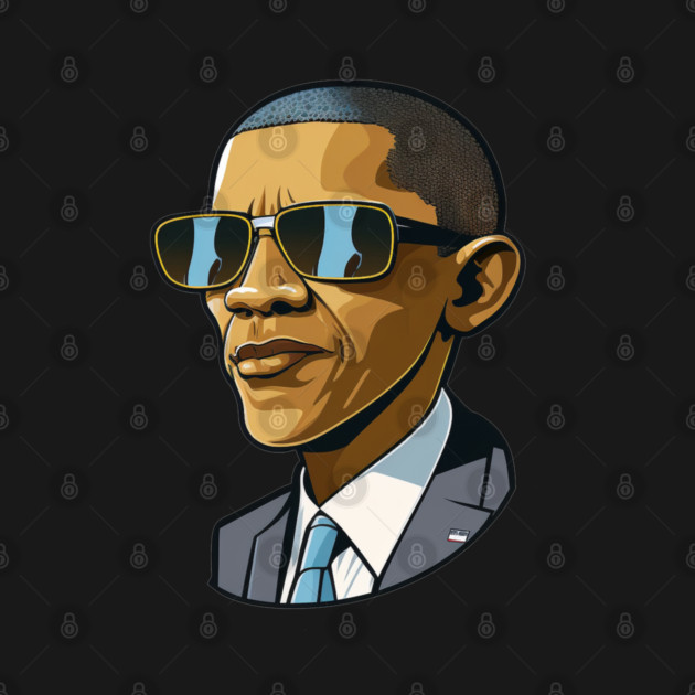 Barack Obama Coolest President by UrbanLifeApparel