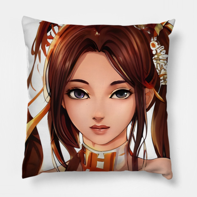 cosplay animecute Pillow by animegirlnft