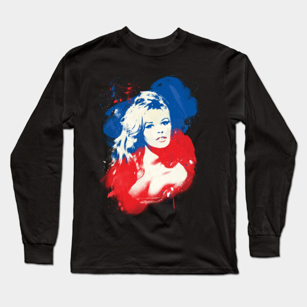 B. B. - Fashion Icons Pop Art Long Sleeve T-Shirt by everyplatewebreak tees