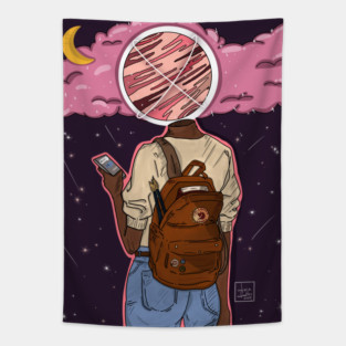 Waiting for you to Text Me Back Tapestry