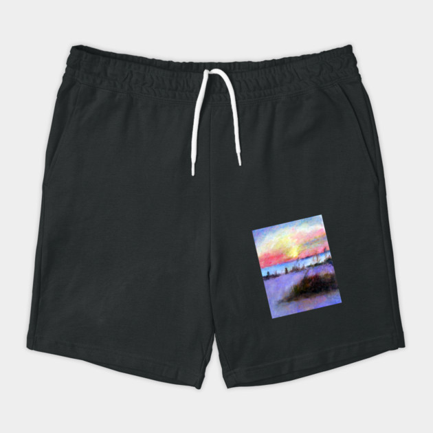 Summer Stroll – Coastal Sunrise Painting by DonWillisJrArt