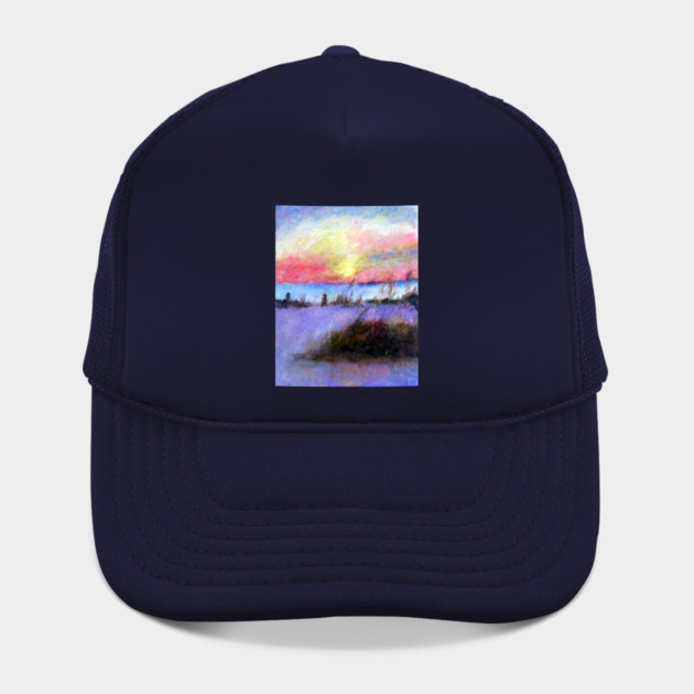 Summer Stroll – Coastal Sunrise Painting by DonWillisJrArt