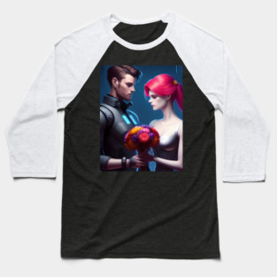 anime boyfriend girlfriend Baseball T-Shirt