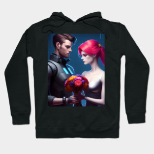 anime boyfriend girlfriend Hoodie