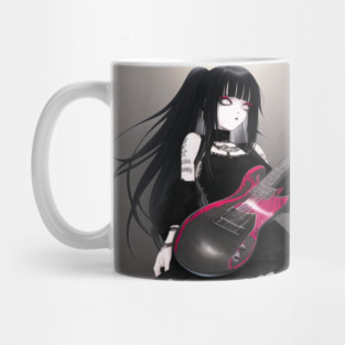 rock girl guitar lover Mug
