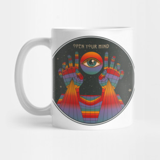 Open your Mind, Psychedelic Art Mug