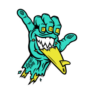 Locals Only Surf Shaka Hand T-Shirt