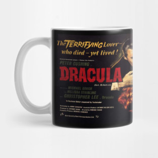 Classic Hammer Horror Movie Poster - Dracula Mug