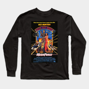 Classic Science Fiction Movie Poster - MegaForce Long Sleeve T-Shirt