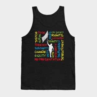 Civil Rights Activist Theme Tank Top