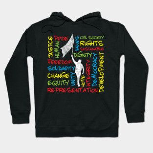 Civil Rights Activist Theme Hoodie