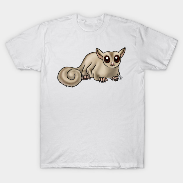 Mammal - Sugar Glider - Creamrino T-Shirt by Jen's Dogs Custom Gifts and Designs