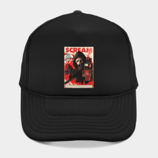 Horror Movie Comic Cover Hat