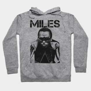 Miles Davis - Vintage Pencil Drawing Style Hoodie