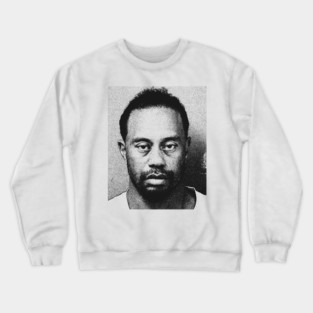 Tiger Woods - Vintage Pencil Drawing Style Crewneck Sweatshirt