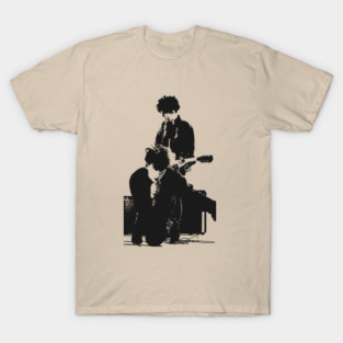 The Jesus And Mary Chain - Vintage Pencil Drawing Style T-Shirt