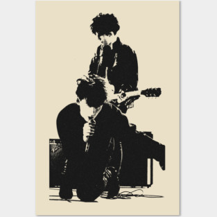 The Jesus And Mary Chain - Vintage Pencil Drawing Style Posters and Art